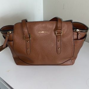 London Fog large brown shoulder bag